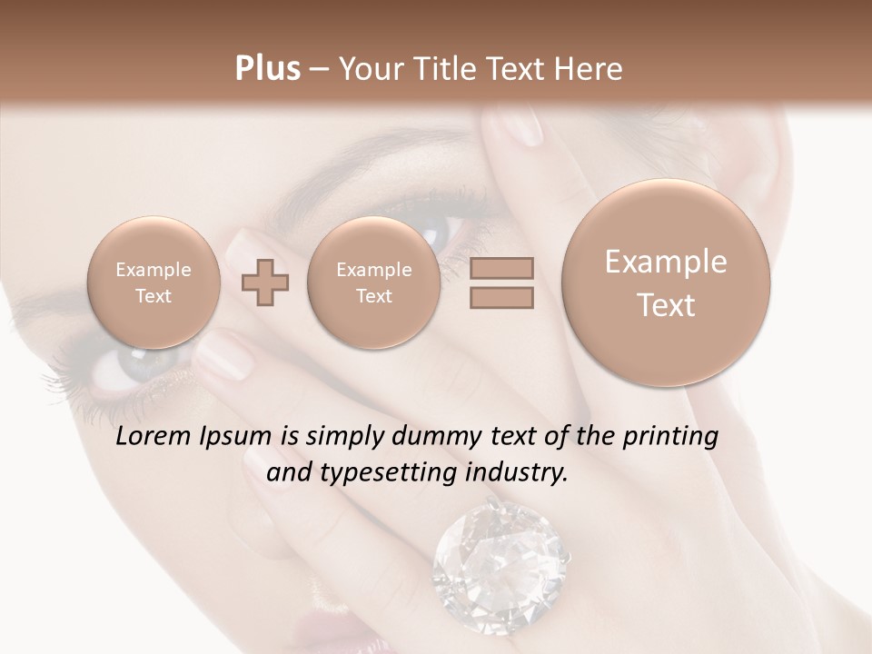 Fingers Makeup Gorgeous PowerPoint Template
