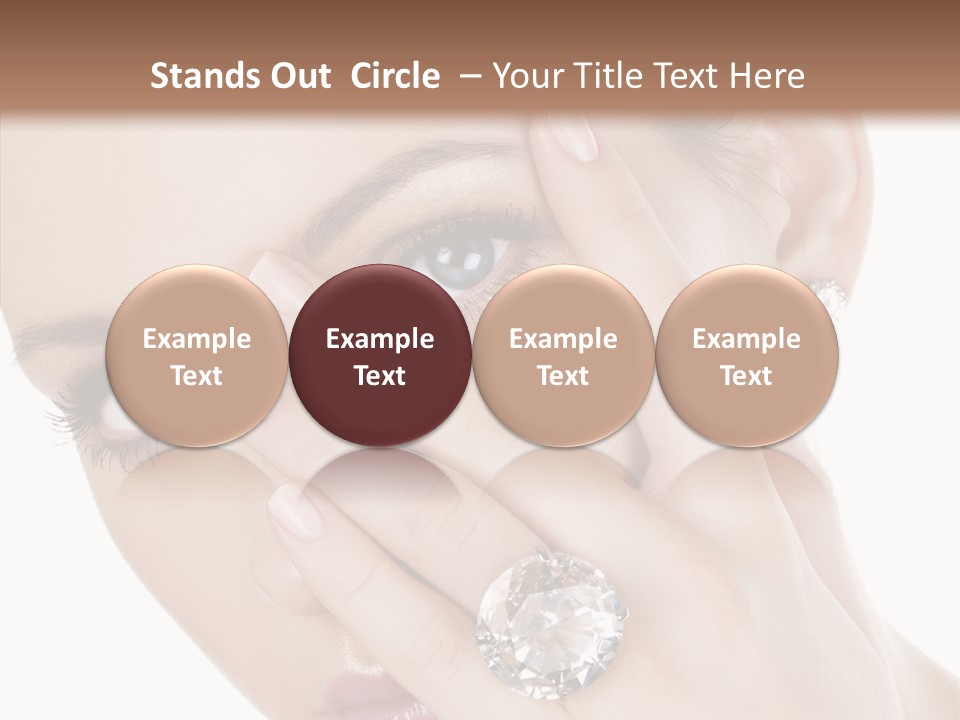 Fingers Makeup Gorgeous PowerPoint Template