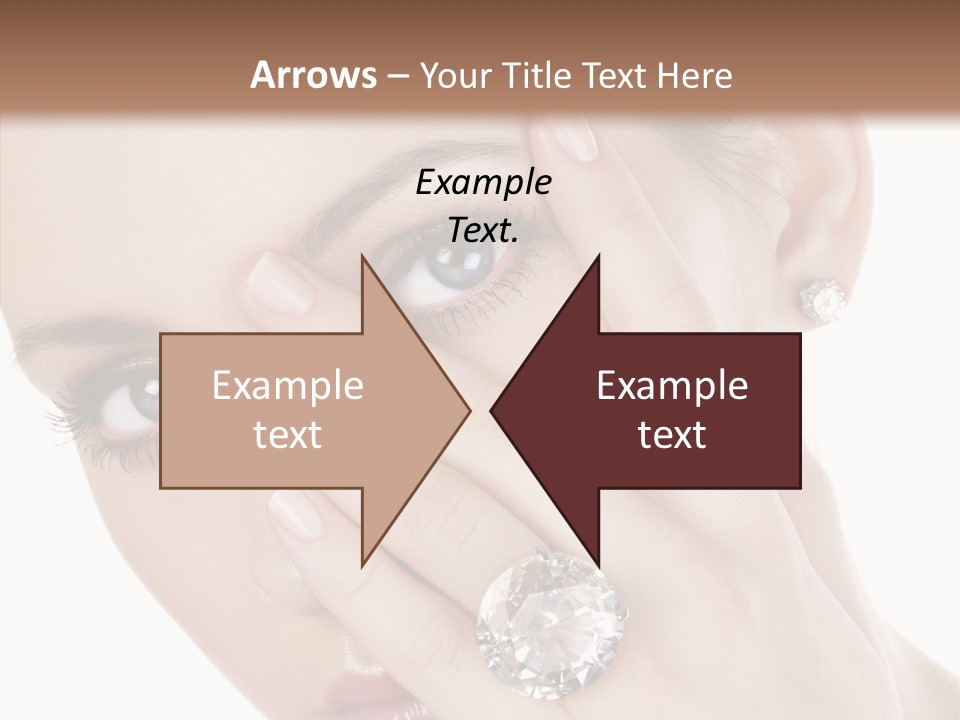 Fingers Makeup Gorgeous PowerPoint Template