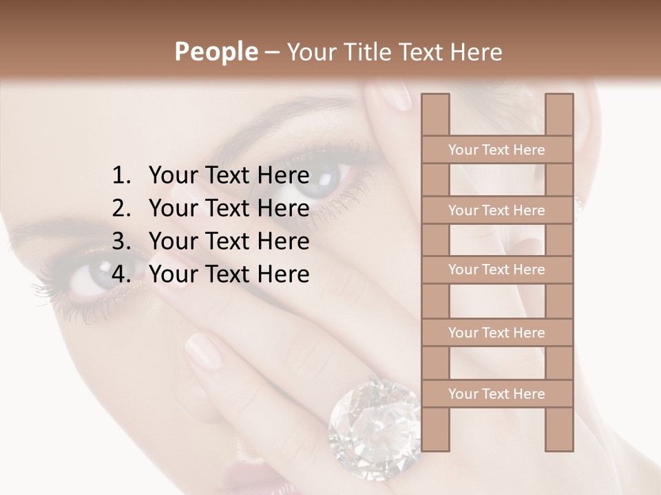 Fingers Makeup Gorgeous PowerPoint Template