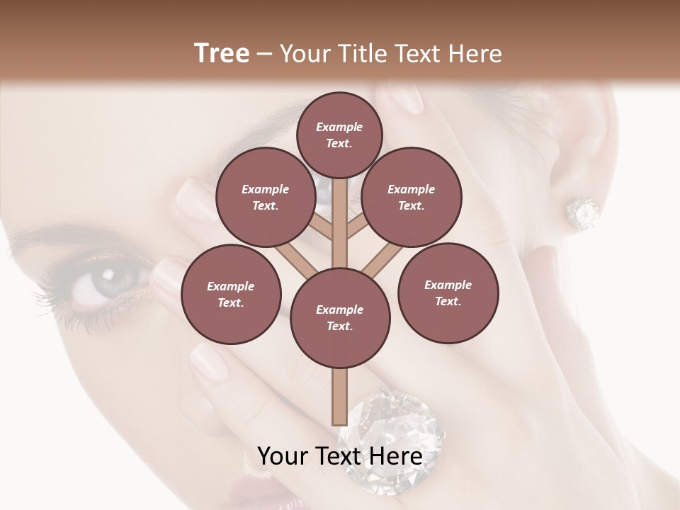 Fingers Makeup Gorgeous PowerPoint Template
