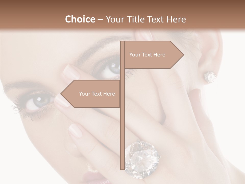 Fingers Makeup Gorgeous PowerPoint Template