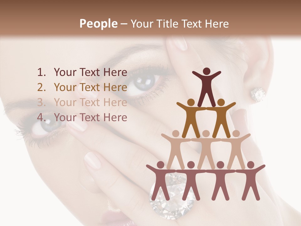 Fingers Makeup Gorgeous PowerPoint Template