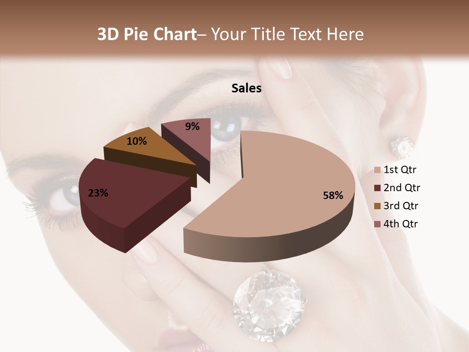 Fingers Makeup Gorgeous PowerPoint Template