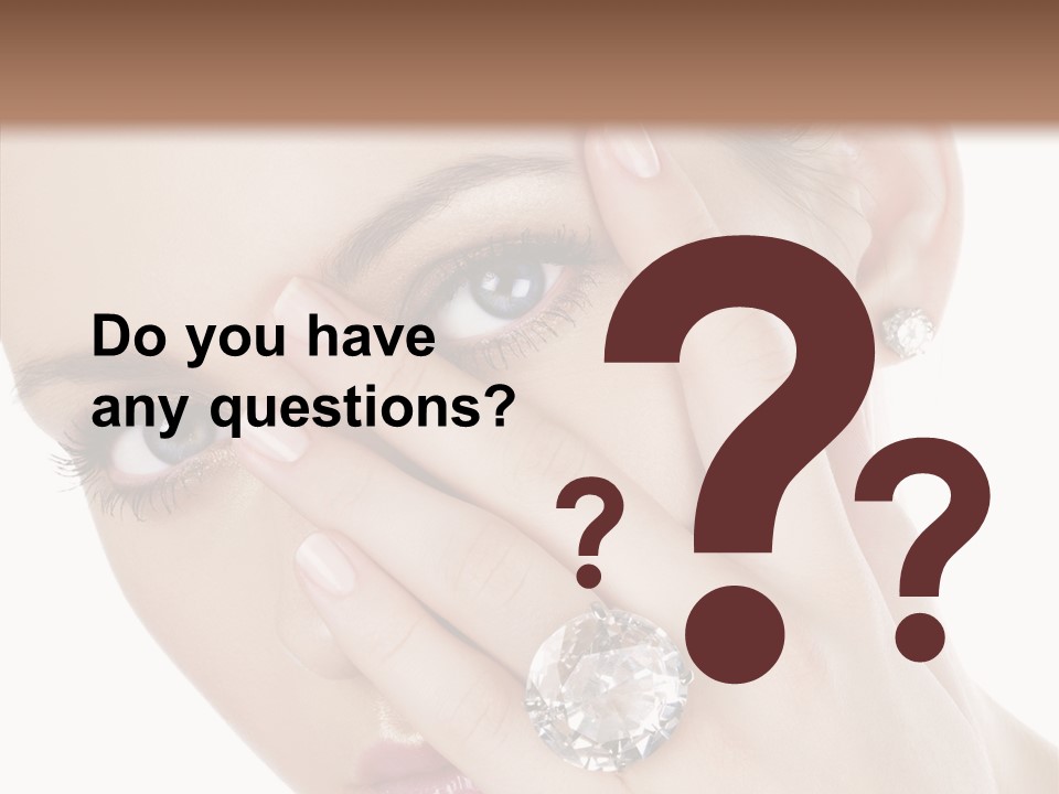 Fingers Makeup Gorgeous PowerPoint Template