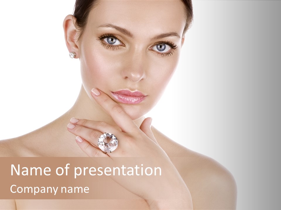 Manicure Complexion Face PowerPoint Template