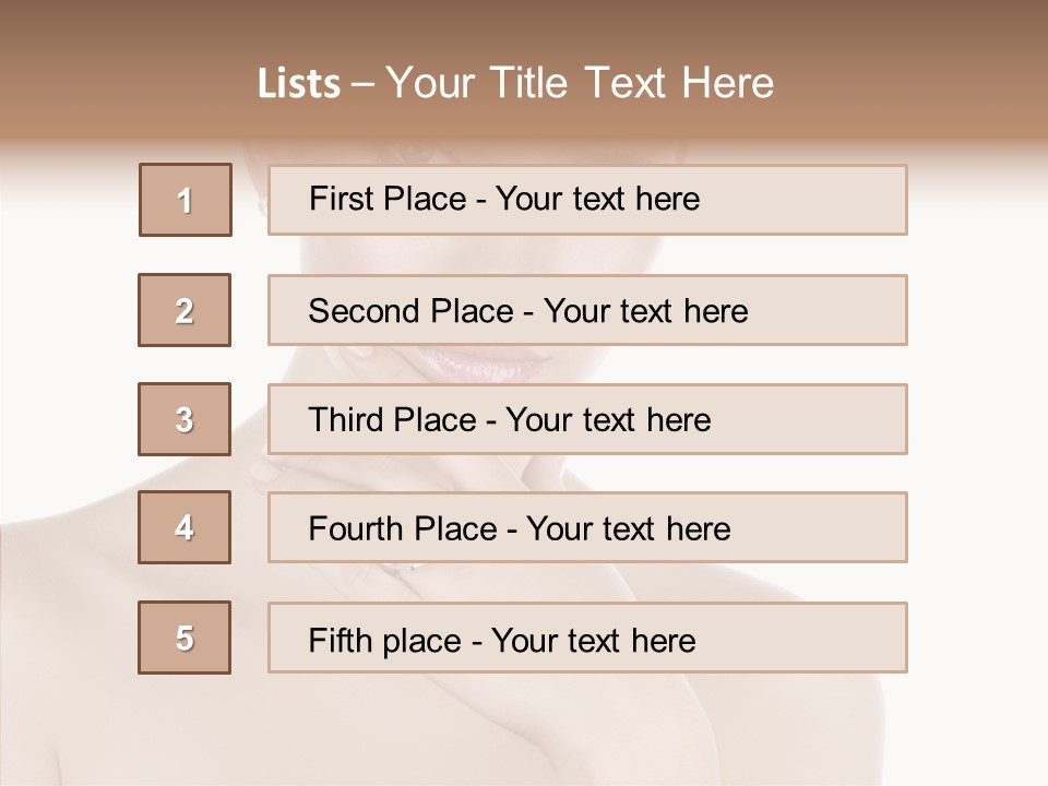 Manicure Complexion Face PowerPoint Template