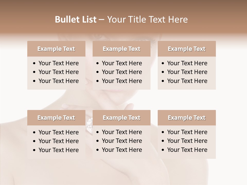 Manicure Complexion Face PowerPoint Template