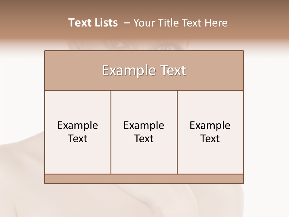 Manicure Complexion Face PowerPoint Template