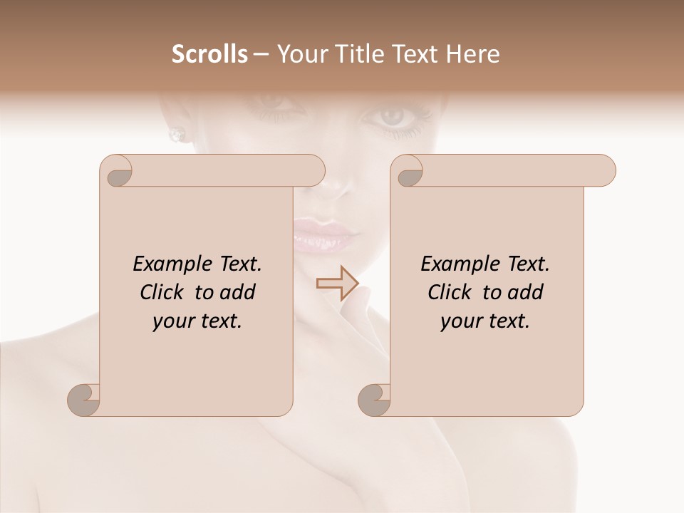 Manicure Complexion Face PowerPoint Template