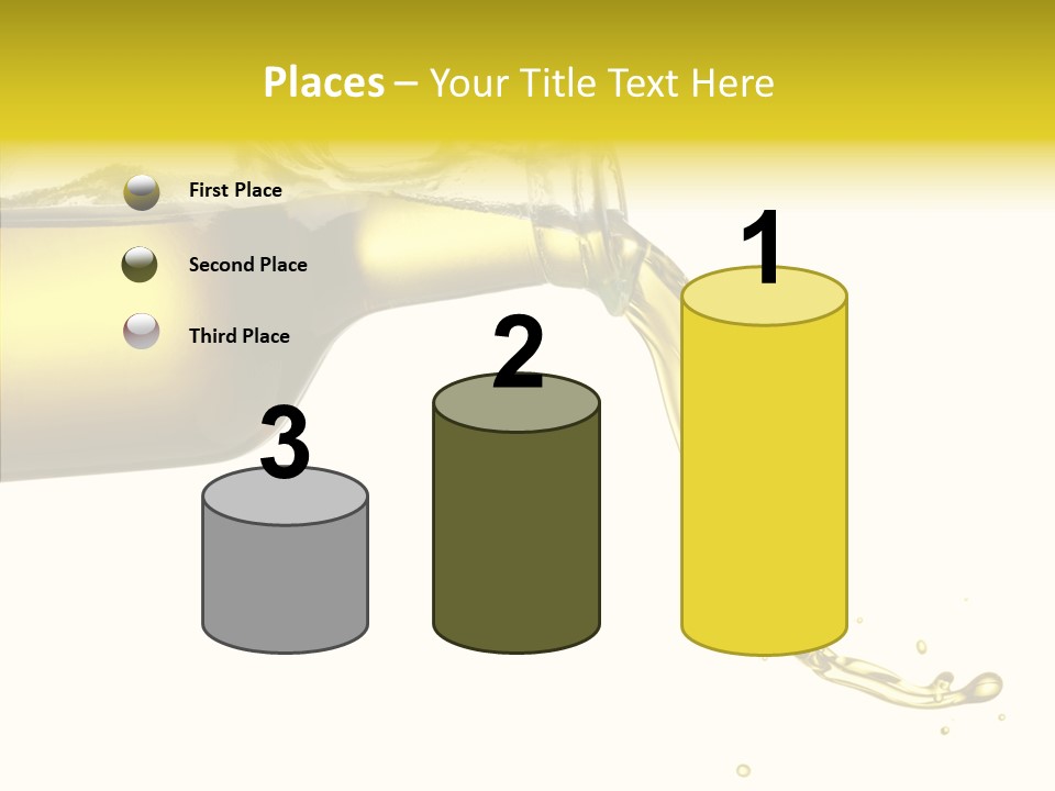 Isolated Oil Ingredient PowerPoint Template