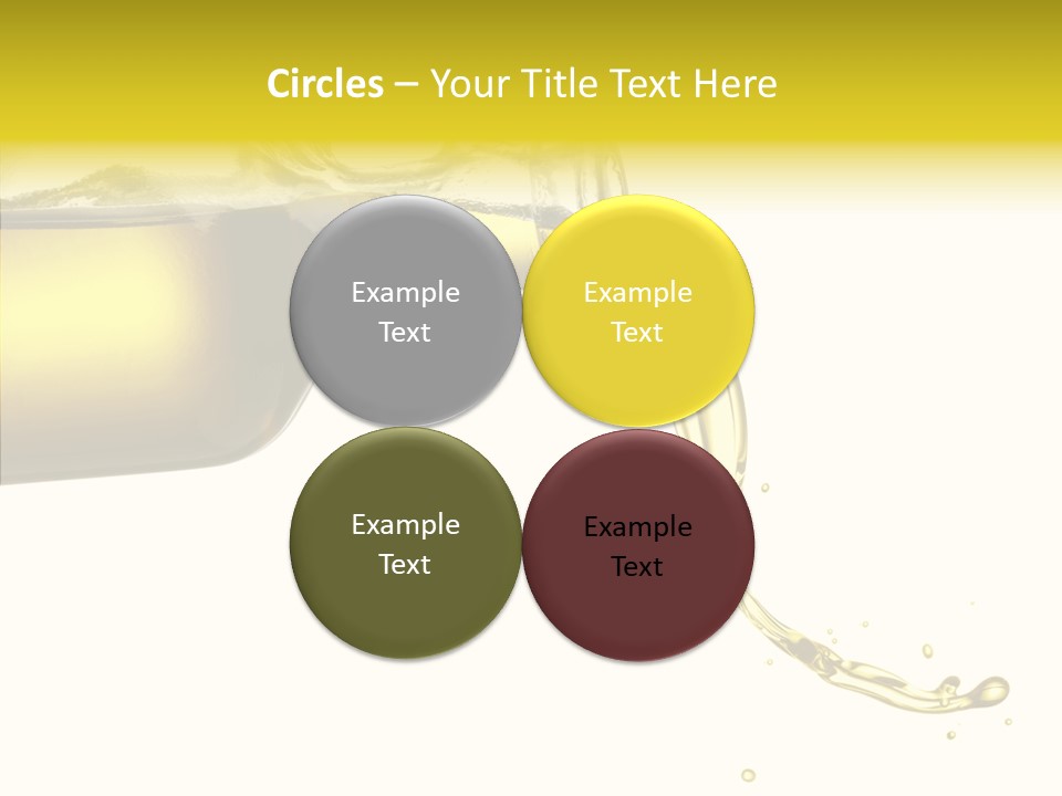Isolated Oil Ingredient PowerPoint Template