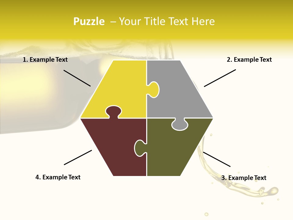 Isolated Oil Ingredient PowerPoint Template