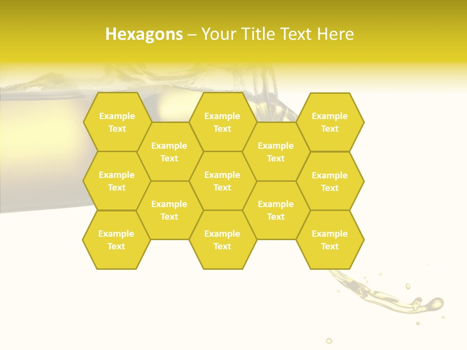 Isolated Oil Ingredient PowerPoint Template