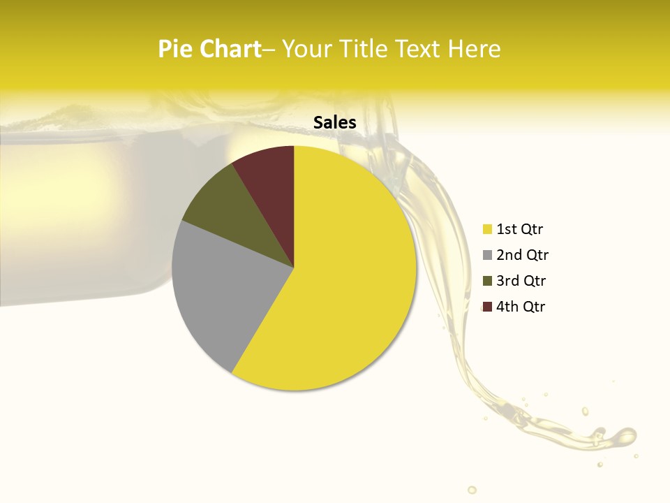Isolated Oil Ingredient PowerPoint Template