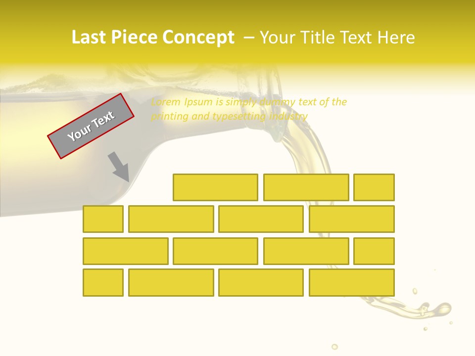 Isolated Oil Ingredient PowerPoint Template