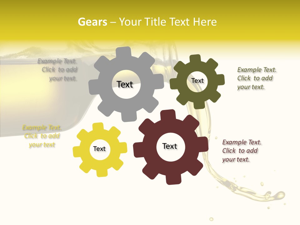 Isolated Oil Ingredient PowerPoint Template