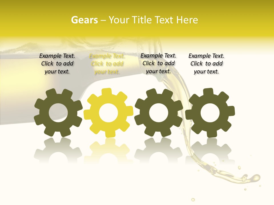 Isolated Oil Ingredient PowerPoint Template