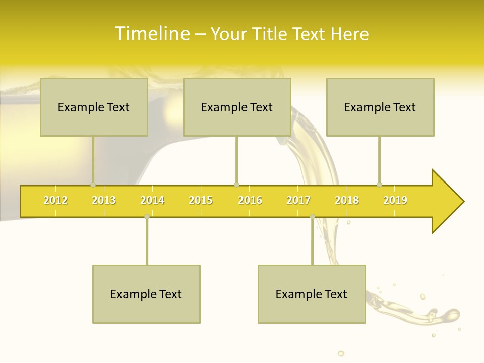 Isolated Oil Ingredient PowerPoint Template