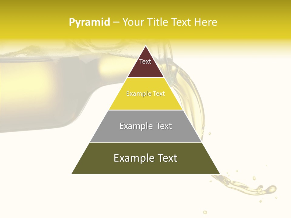 Isolated Oil Ingredient PowerPoint Template