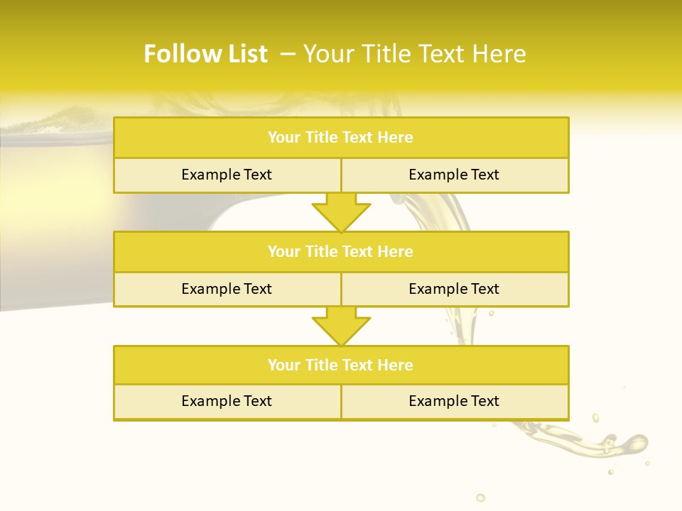 Isolated Oil Ingredient PowerPoint Template