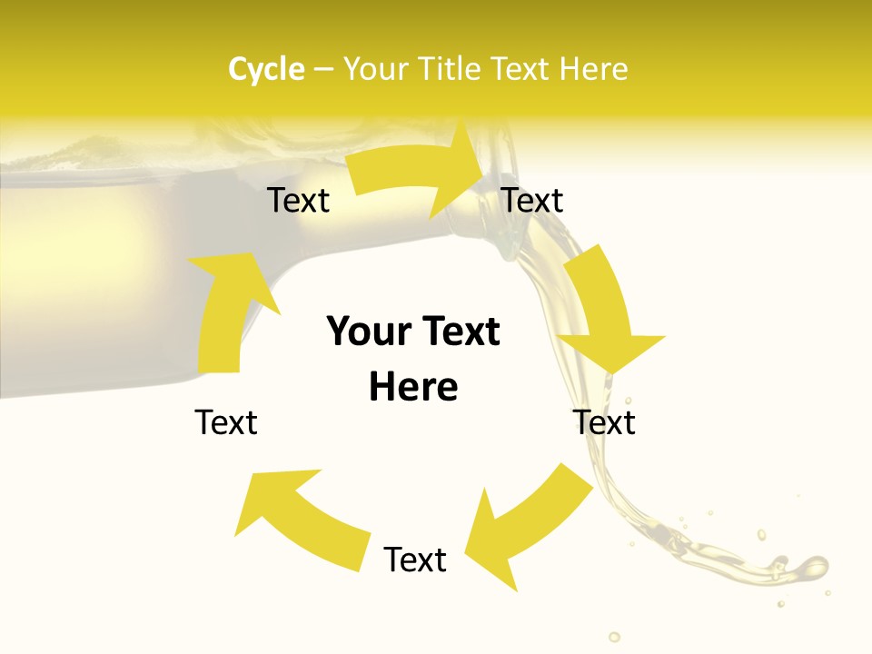 Isolated Oil Ingredient PowerPoint Template