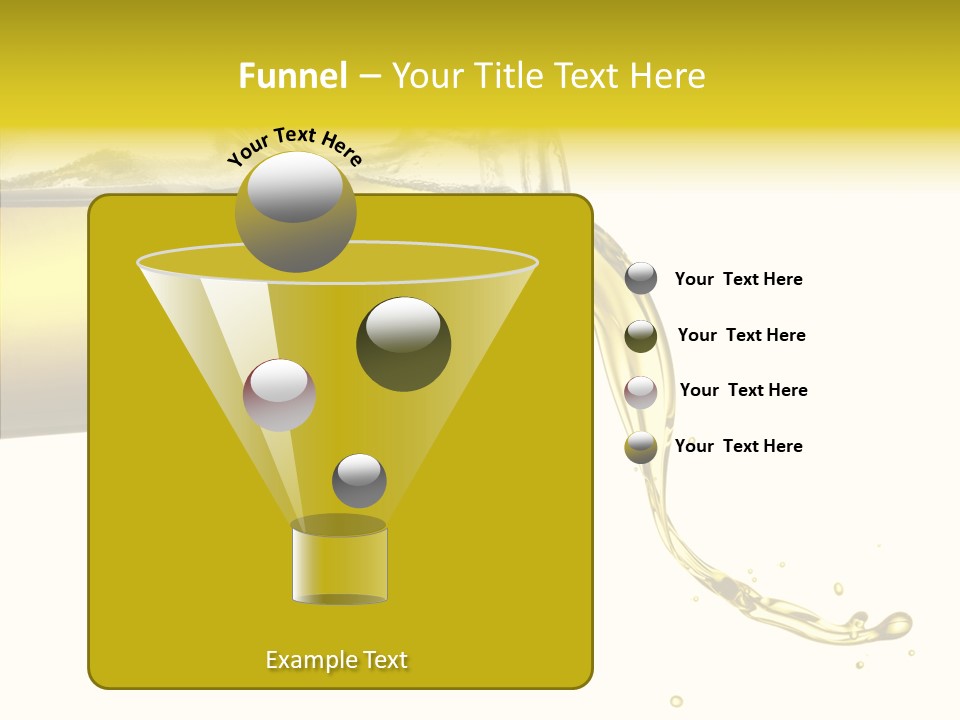 Isolated Oil Ingredient PowerPoint Template