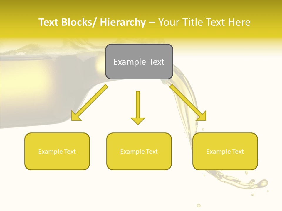 Isolated Oil Ingredient PowerPoint Template