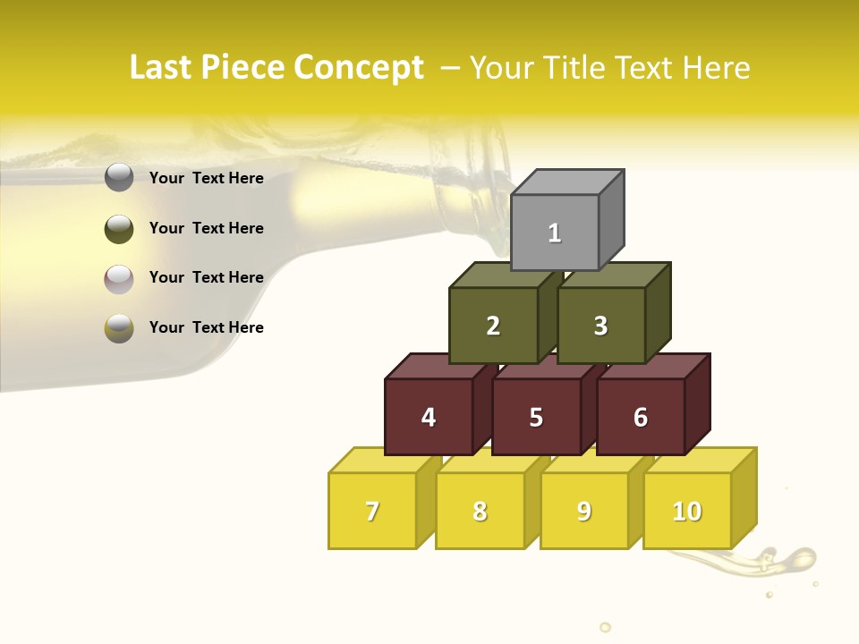 Isolated Oil Ingredient PowerPoint Template