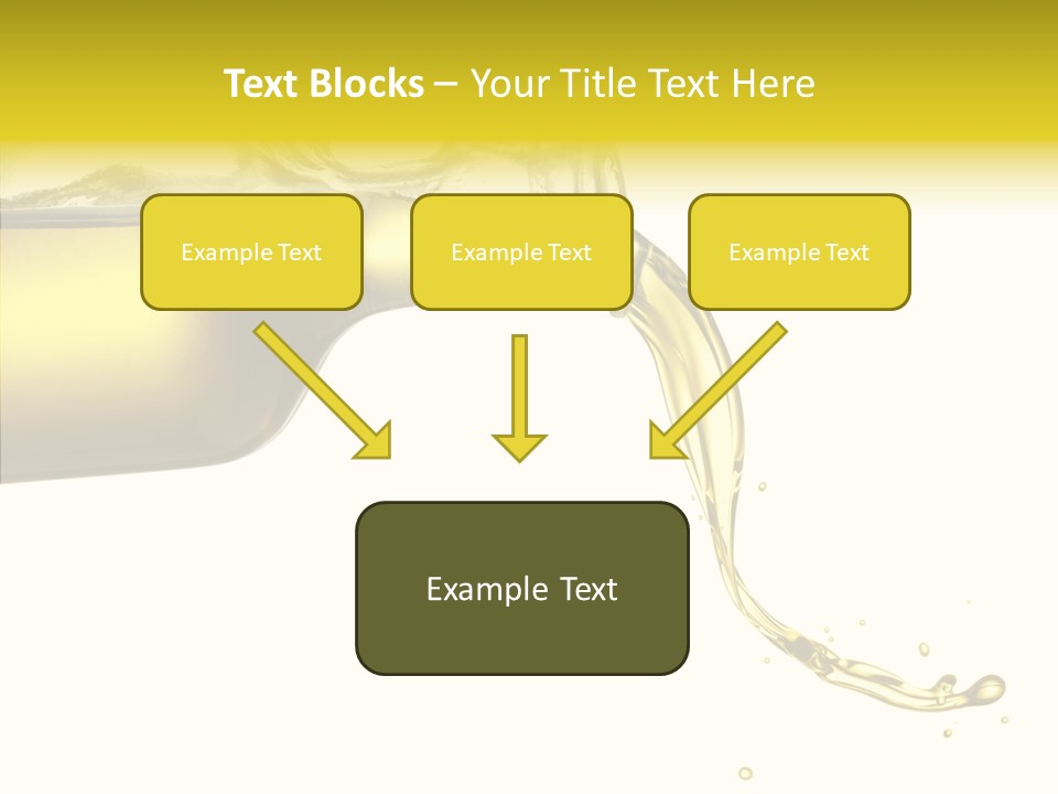 Isolated Oil Ingredient PowerPoint Template