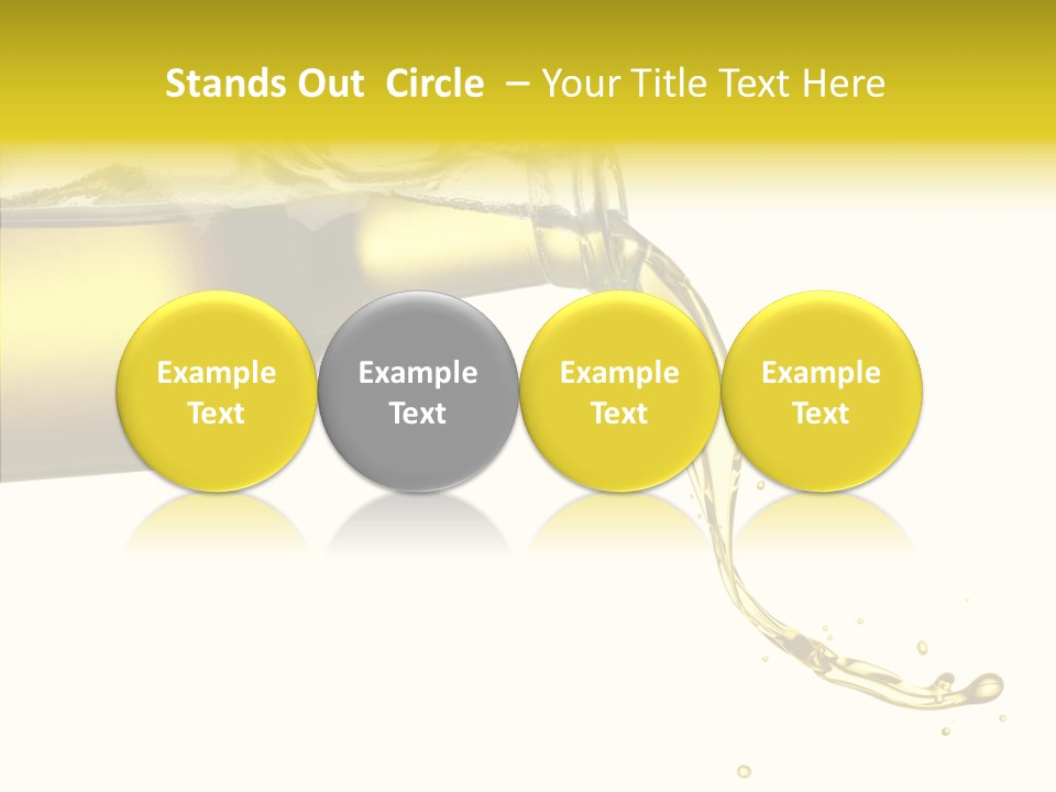 Isolated Oil Ingredient PowerPoint Template