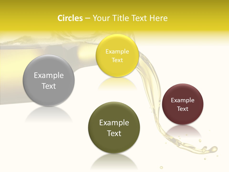 Isolated Oil Ingredient PowerPoint Template