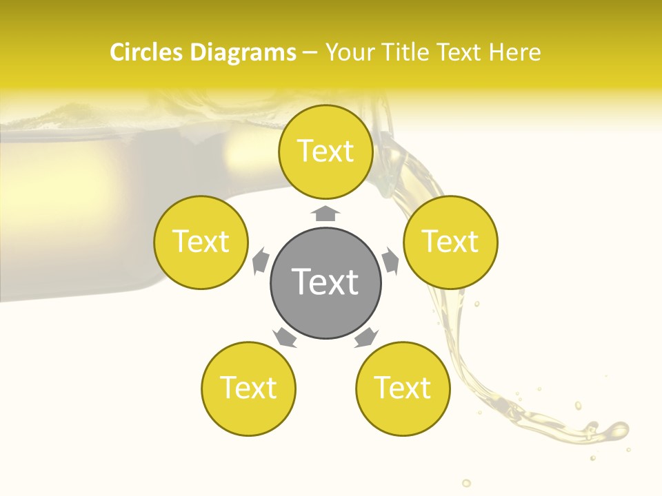 Isolated Oil Ingredient PowerPoint Template