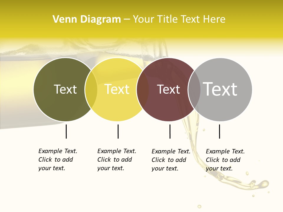 Isolated Oil Ingredient PowerPoint Template