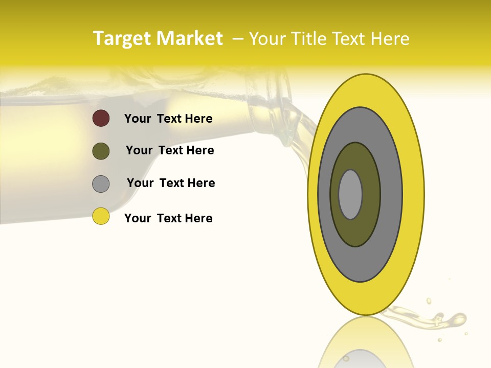 Isolated Oil Ingredient PowerPoint Template
