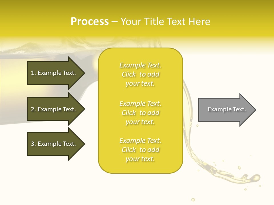 Isolated Oil Ingredient PowerPoint Template