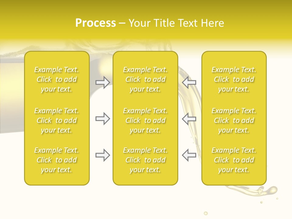 Isolated Oil Ingredient PowerPoint Template