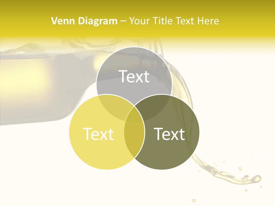 Isolated Oil Ingredient PowerPoint Template