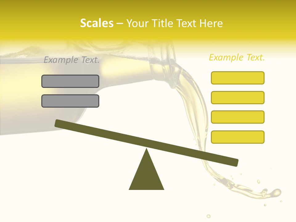Isolated Oil Ingredient PowerPoint Template