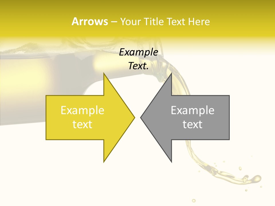 Isolated Oil Ingredient PowerPoint Template