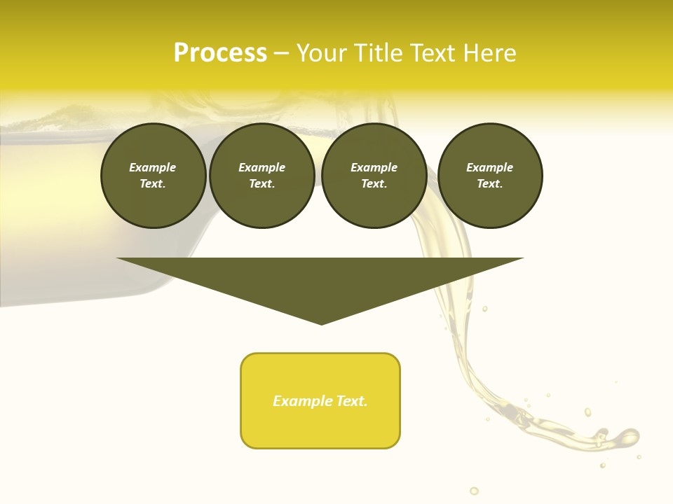 Isolated Oil Ingredient PowerPoint Template