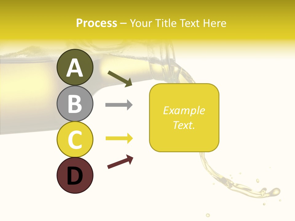 Isolated Oil Ingredient PowerPoint Template