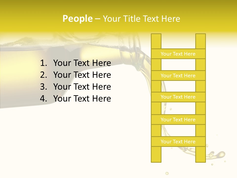 Isolated Oil Ingredient PowerPoint Template