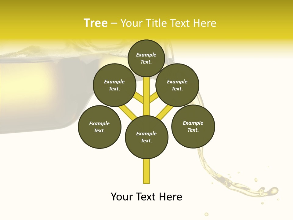 Isolated Oil Ingredient PowerPoint Template