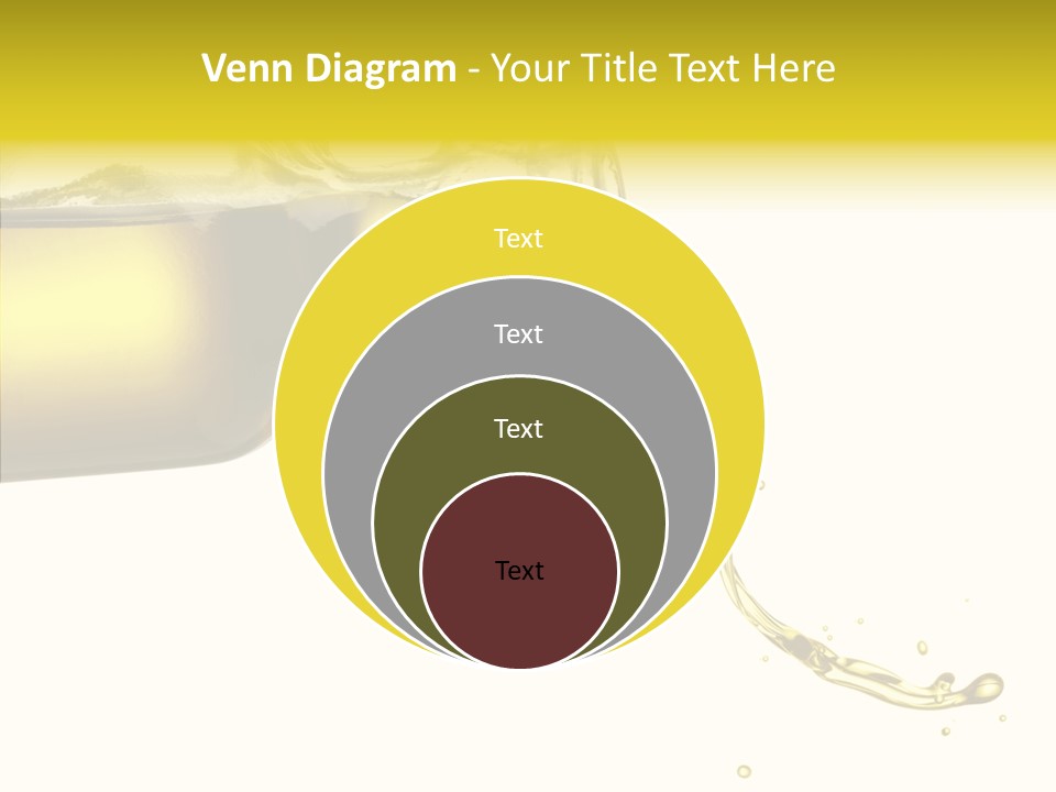 Isolated Oil Ingredient PowerPoint Template