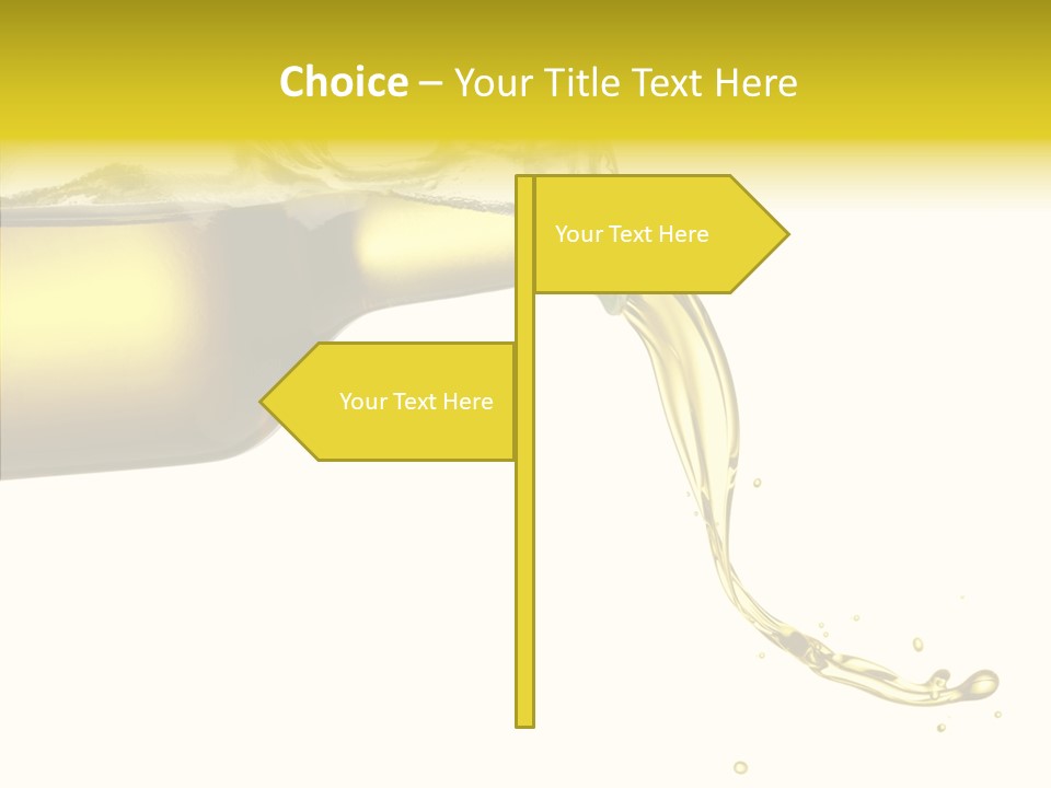 Isolated Oil Ingredient PowerPoint Template