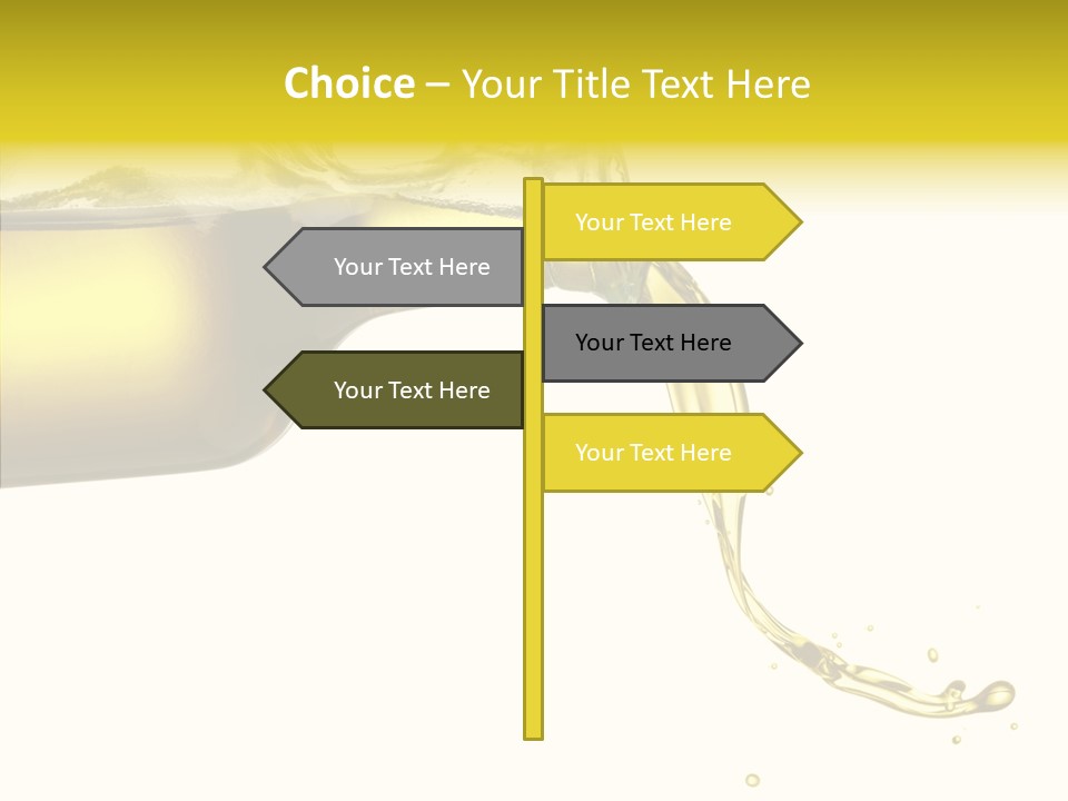 Isolated Oil Ingredient PowerPoint Template