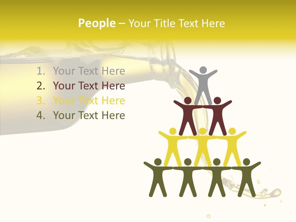 Isolated Oil Ingredient PowerPoint Template