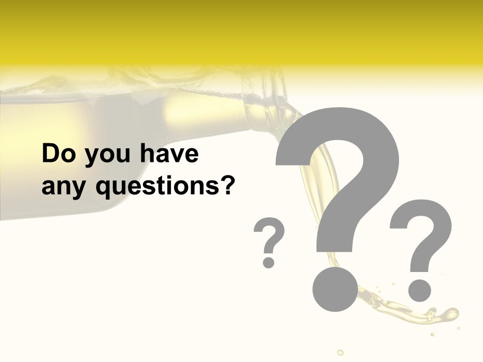 Isolated Oil Ingredient PowerPoint Template