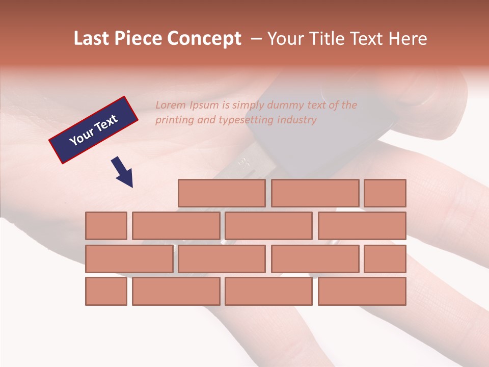 Man Success Door PowerPoint Template